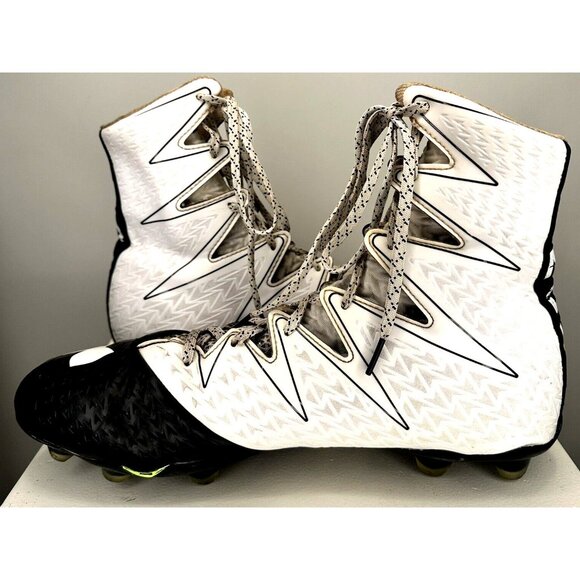 Under Armour Mens Football Cleats Highlight Clutchfit 1269693-001 Black Size 13 - Picture 6 of 12